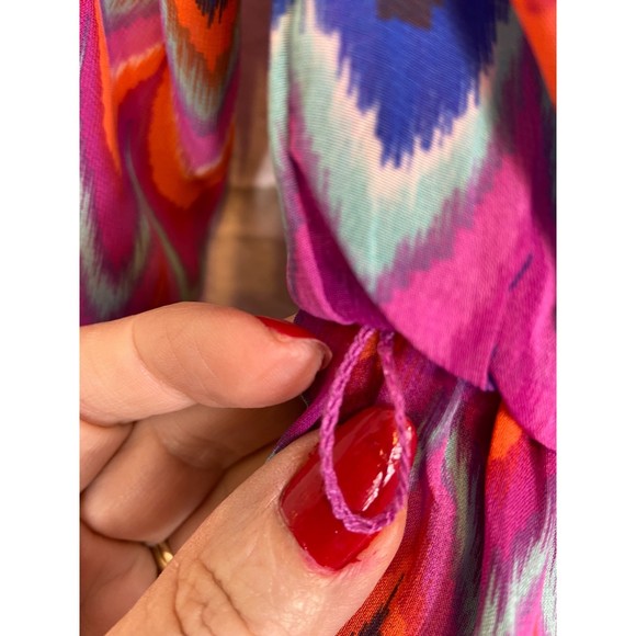 XTRAORDINARY brand Size 12 Dress Lined Dress with Sheer Overlay Pretty - Picture 10 of 10